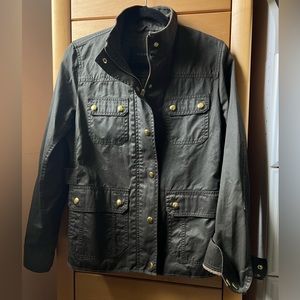 Women’s J Crew size small downtown jacket in mossy brown